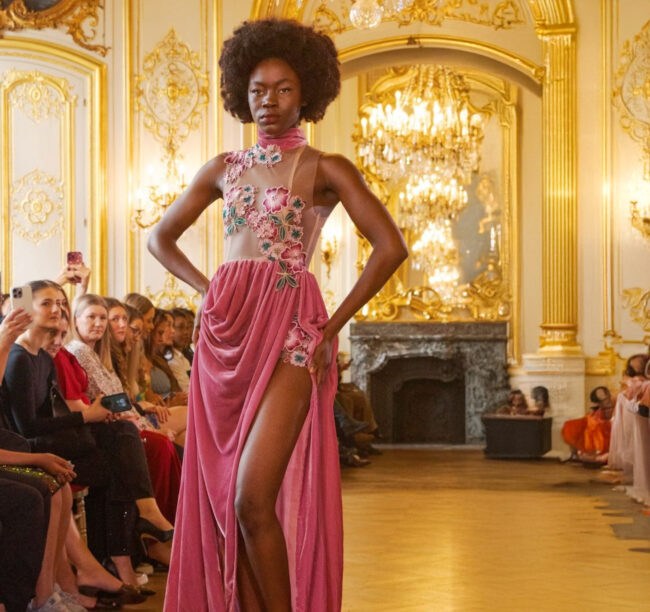 DUMEBI’s ‘Courtesan’ Collection: A Modern Ode to Elegance at Paris Fashion Week